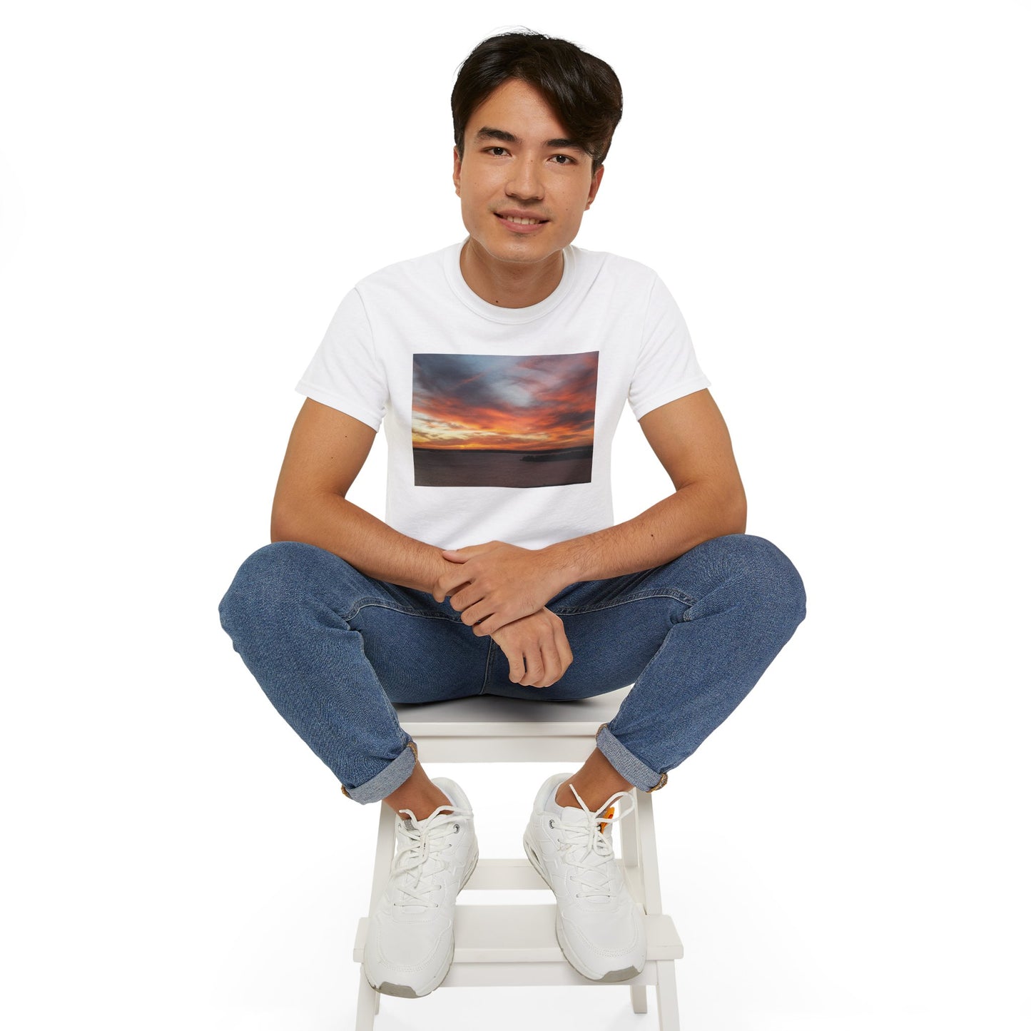 Scenic Sunset Unisex Ultra Cotton Tee - Relaxed Fit T-Shirt for Nature Lovers