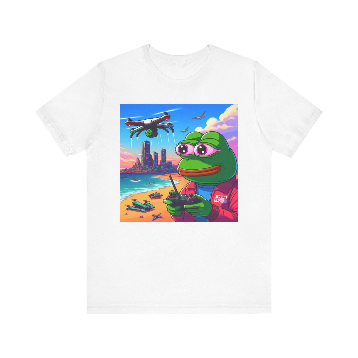 Chill Vibes Tee - Retro Drone Adventure Graphic