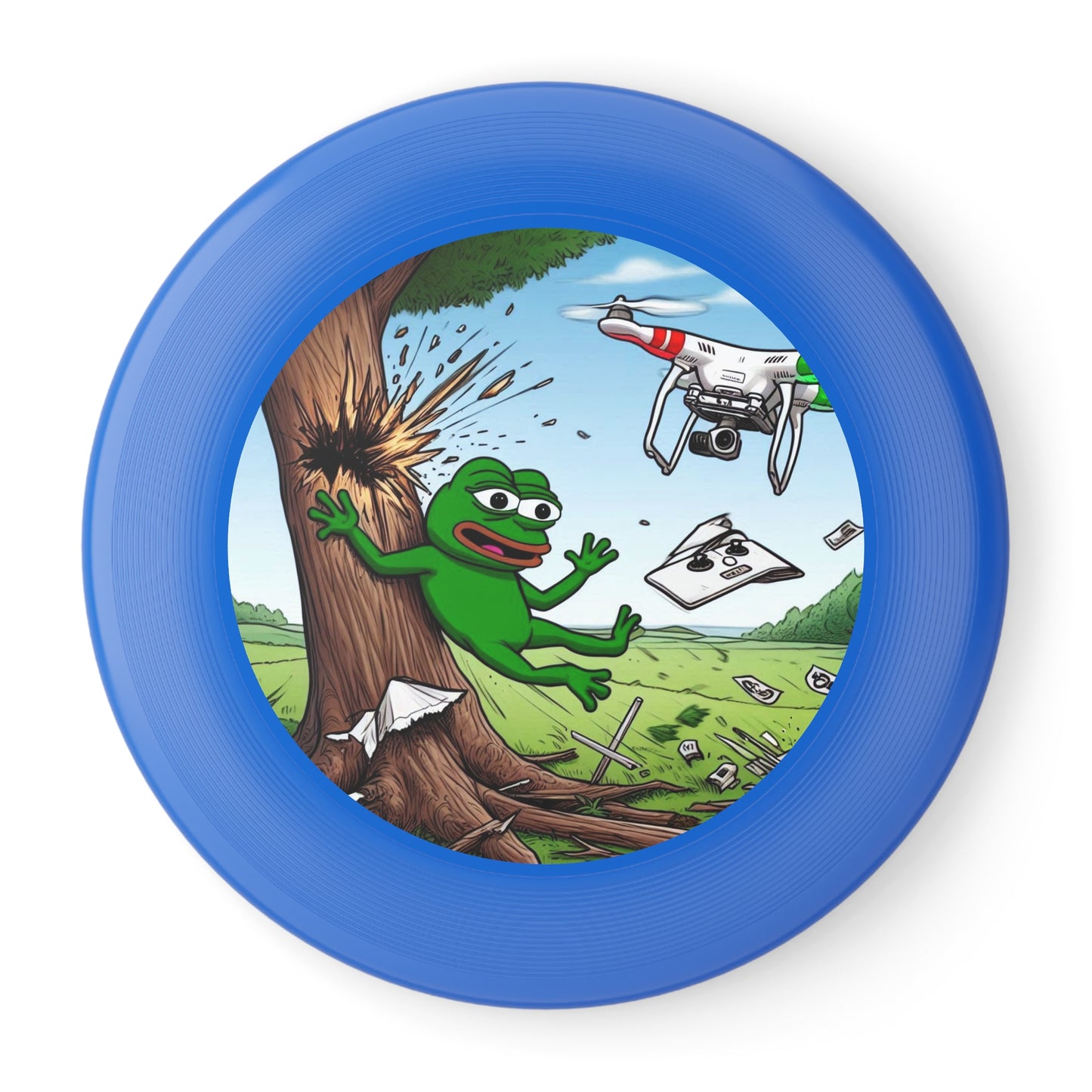 Wham-O Frisbee with Playful Frog Design - Perfect for Outdoor Fun and Games!