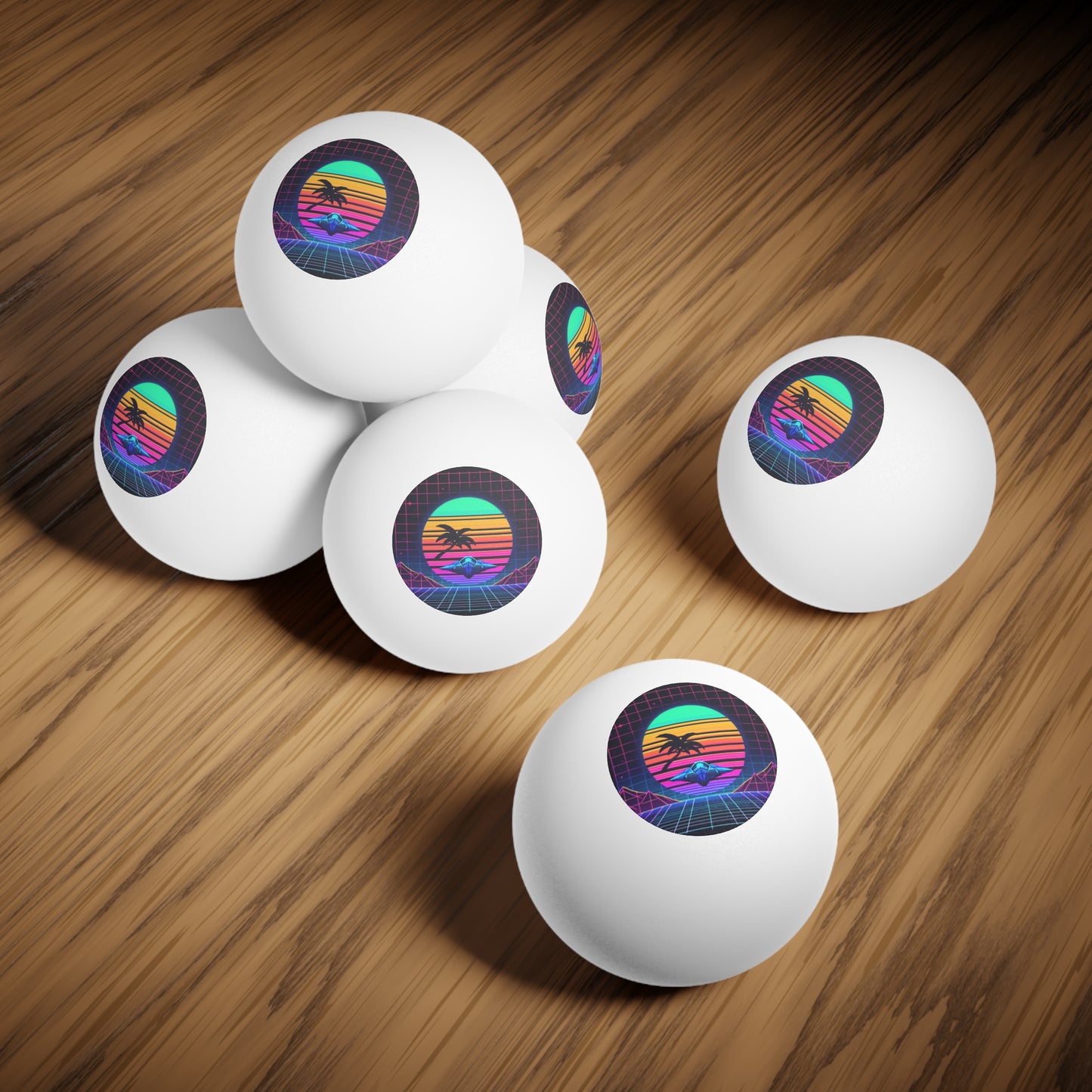 Ping Pong Balls, 6 pcs