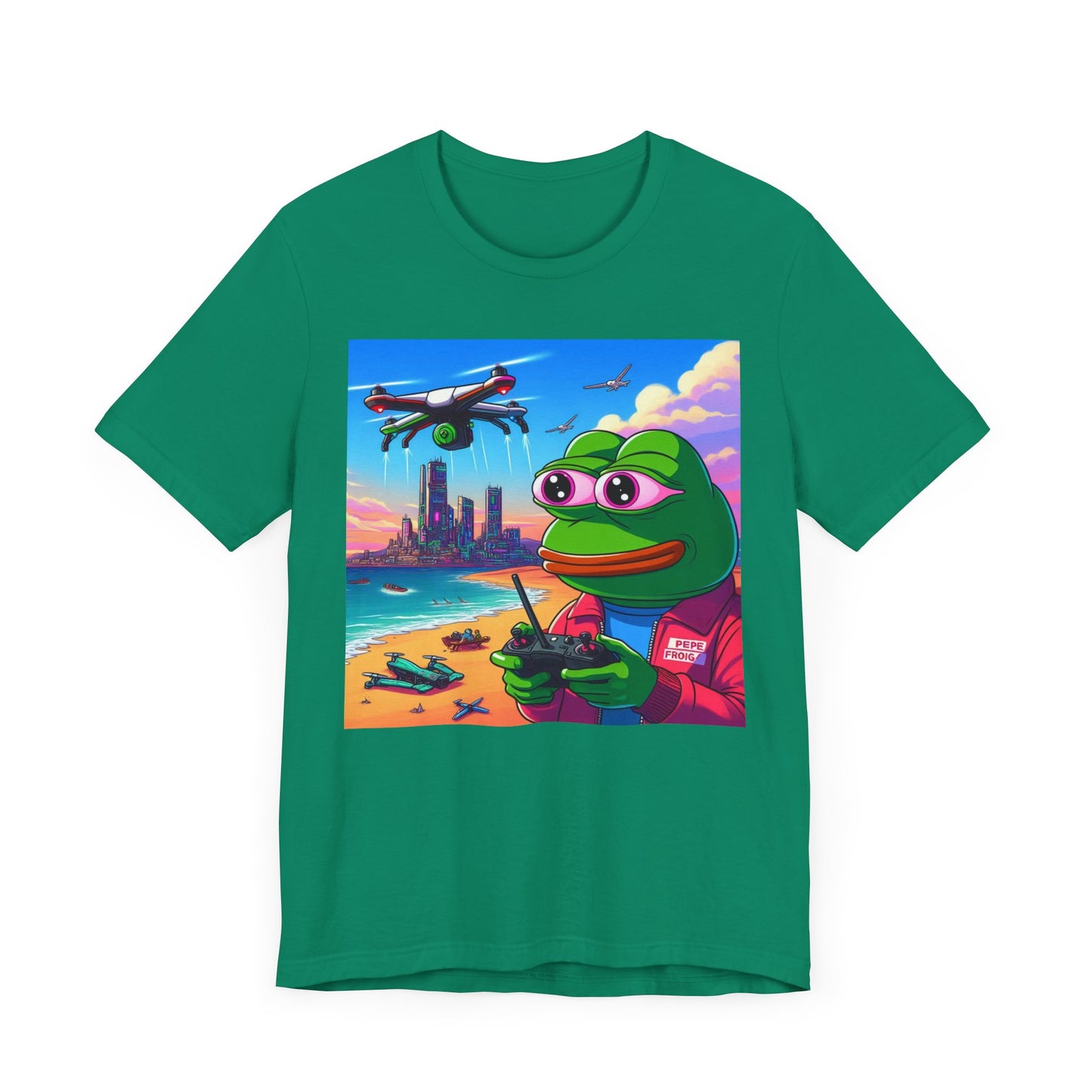 Chill Vibes Tee - Retro Drone Adventure Graphic