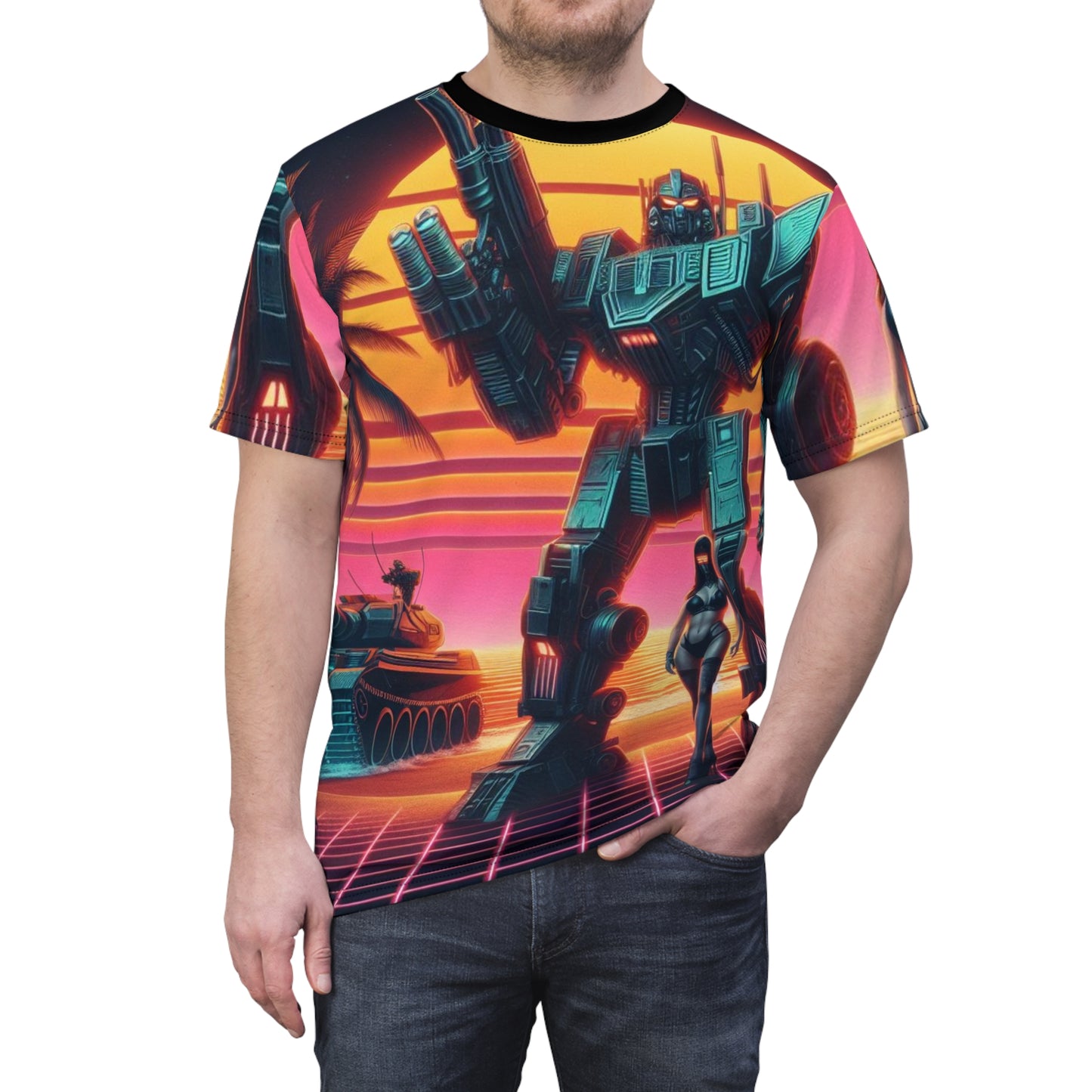 Unisex Cut & Sew Tee (AOP)