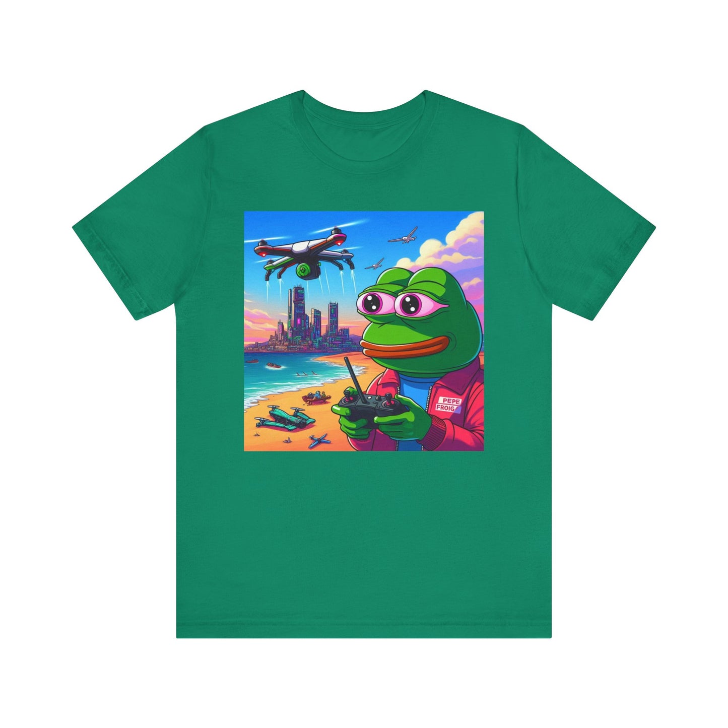 Chill Vibes Tee - Retro Drone Adventure Graphic