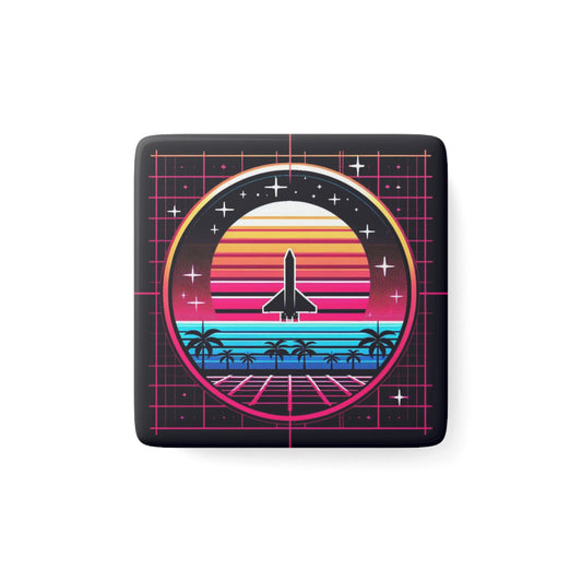 Porcelain Magnet, Square