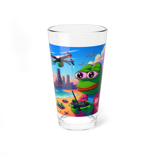 Funny Gaming Mixing Glass - 16oz - Perfect Gift for Gamers