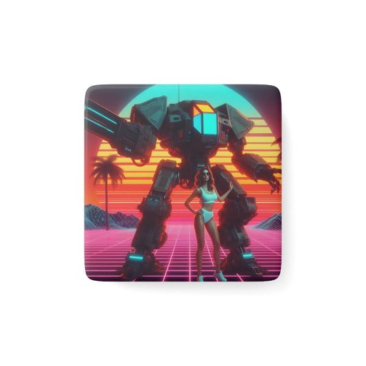 Porcelain Magnet, Square