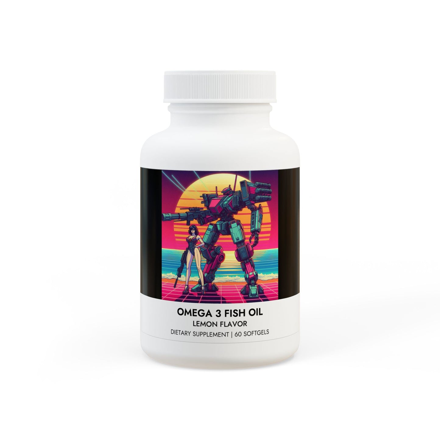 Omega 3 Fish Oil Supplement (60 Softgels)