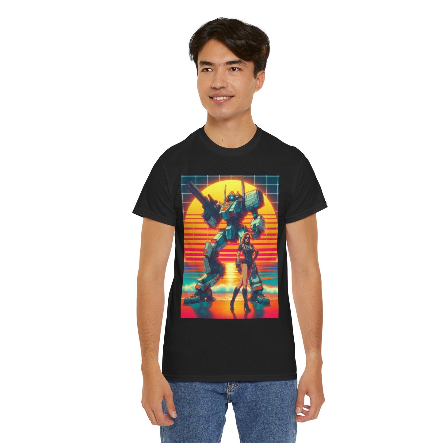 Retro Sci-Fi Unisex Heavy Cotton Tee with Bold Graphic Design, Perfect for Fans, Casual Outfits, Gifts for Birthdays, Convention [...]