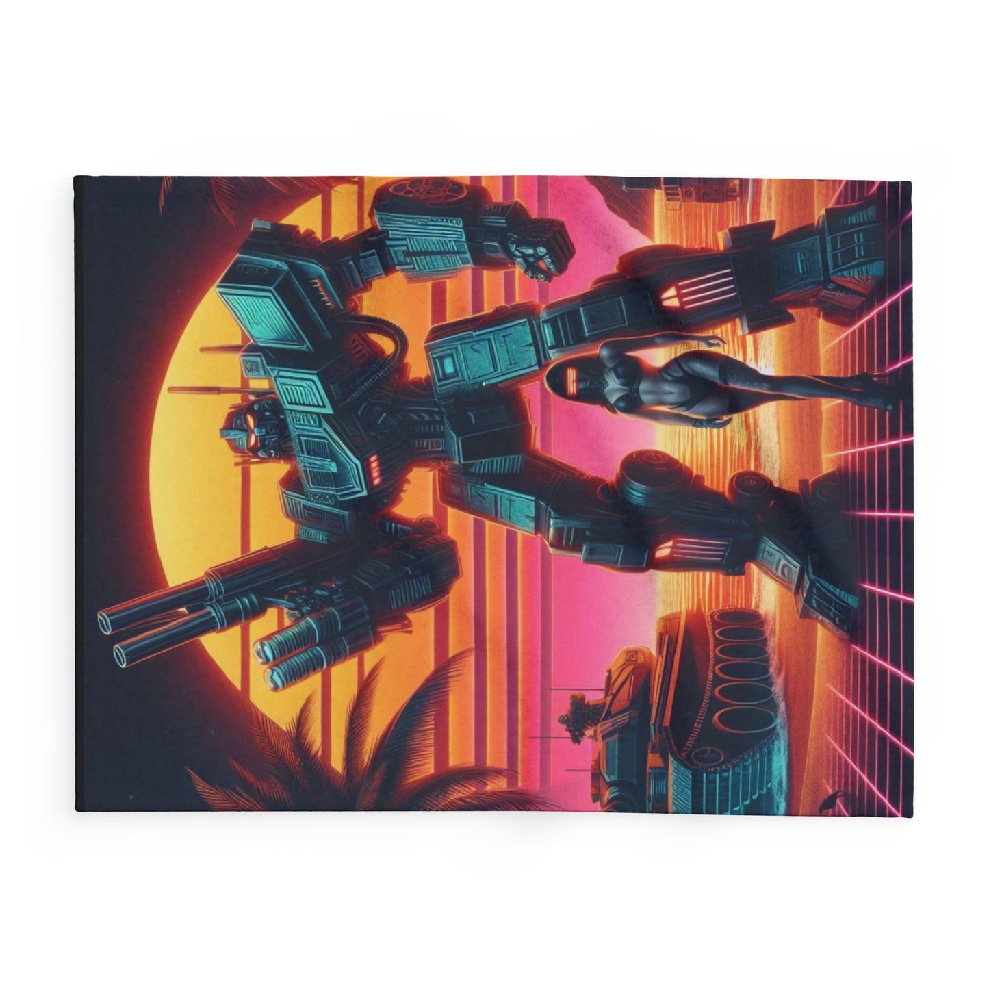mecha Fleece Blanket