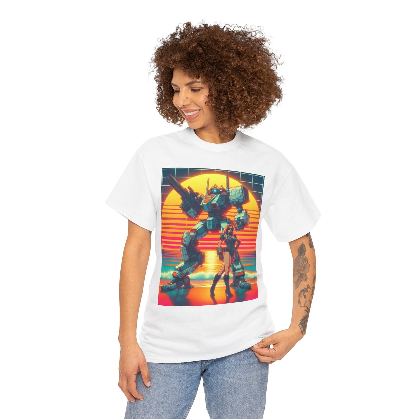 Retro Sci-Fi Unisex Heavy Cotton Tee with Bold Graphic Design, Perfect for Fans, Casual Outfits, Gifts for Birthdays, Convention [...]