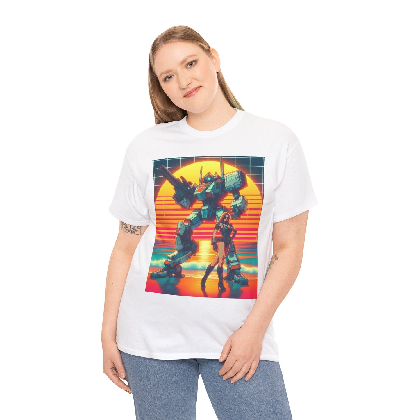 Retro Sci-Fi Unisex Heavy Cotton Tee with Bold Graphic Design, Perfect for Fans, Casual Outfits, Gifts for Birthdays, Convention [...]