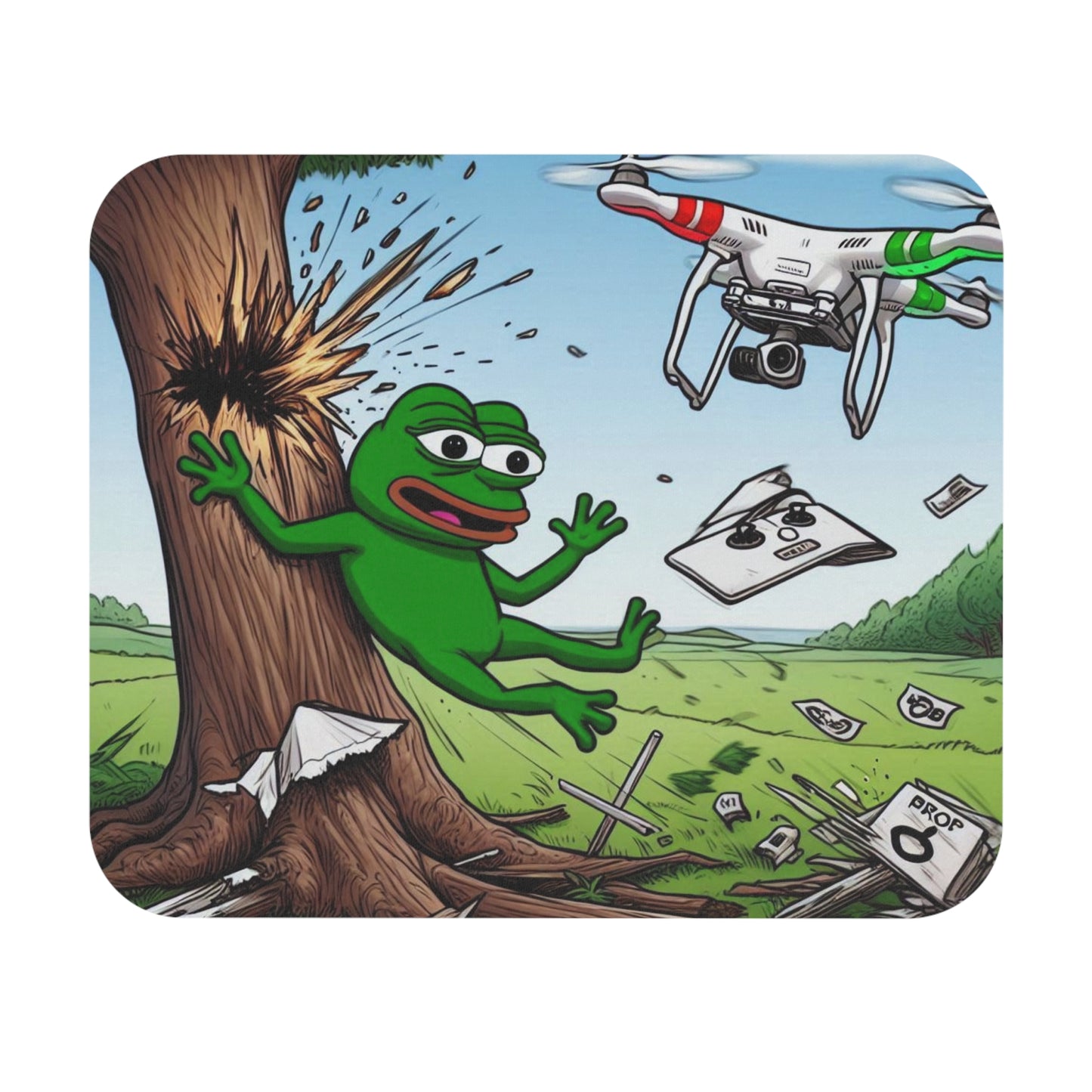 Whimsical Frog Mouse Pad - Fun Desk Accessory for Gamers & Creators