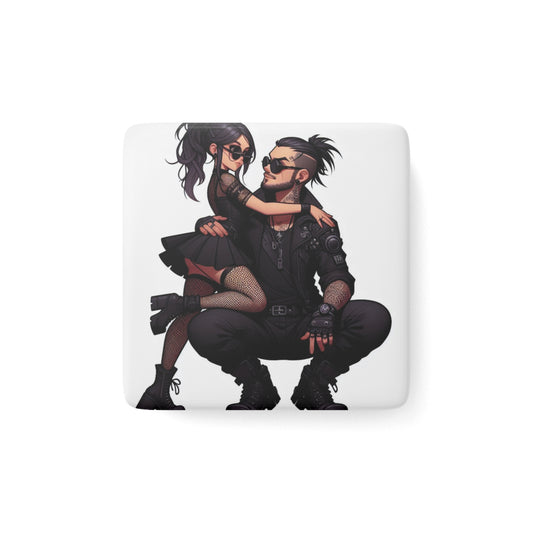 Porcelain Magnet, Square