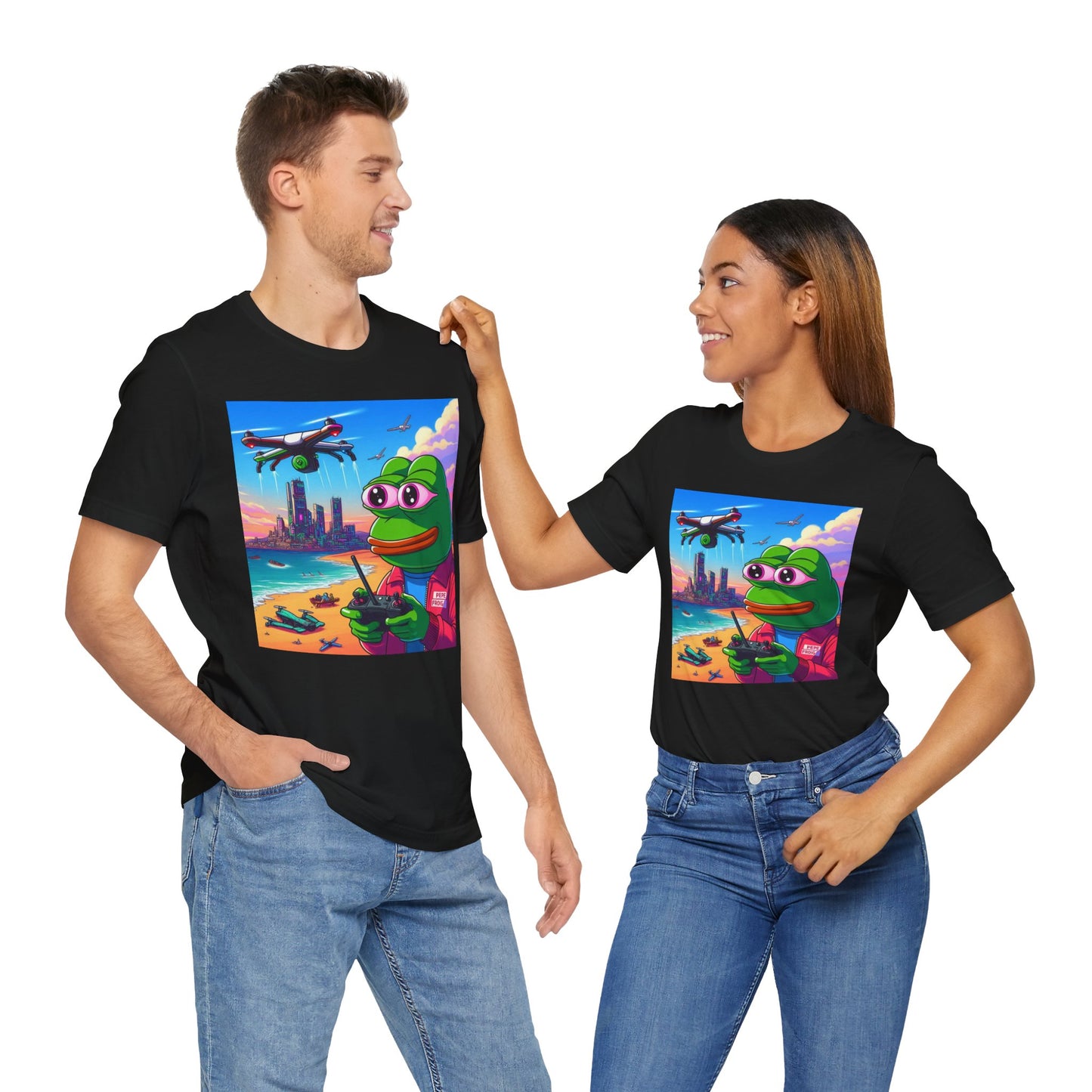 Chill Vibes Tee - Retro Drone Adventure Graphic