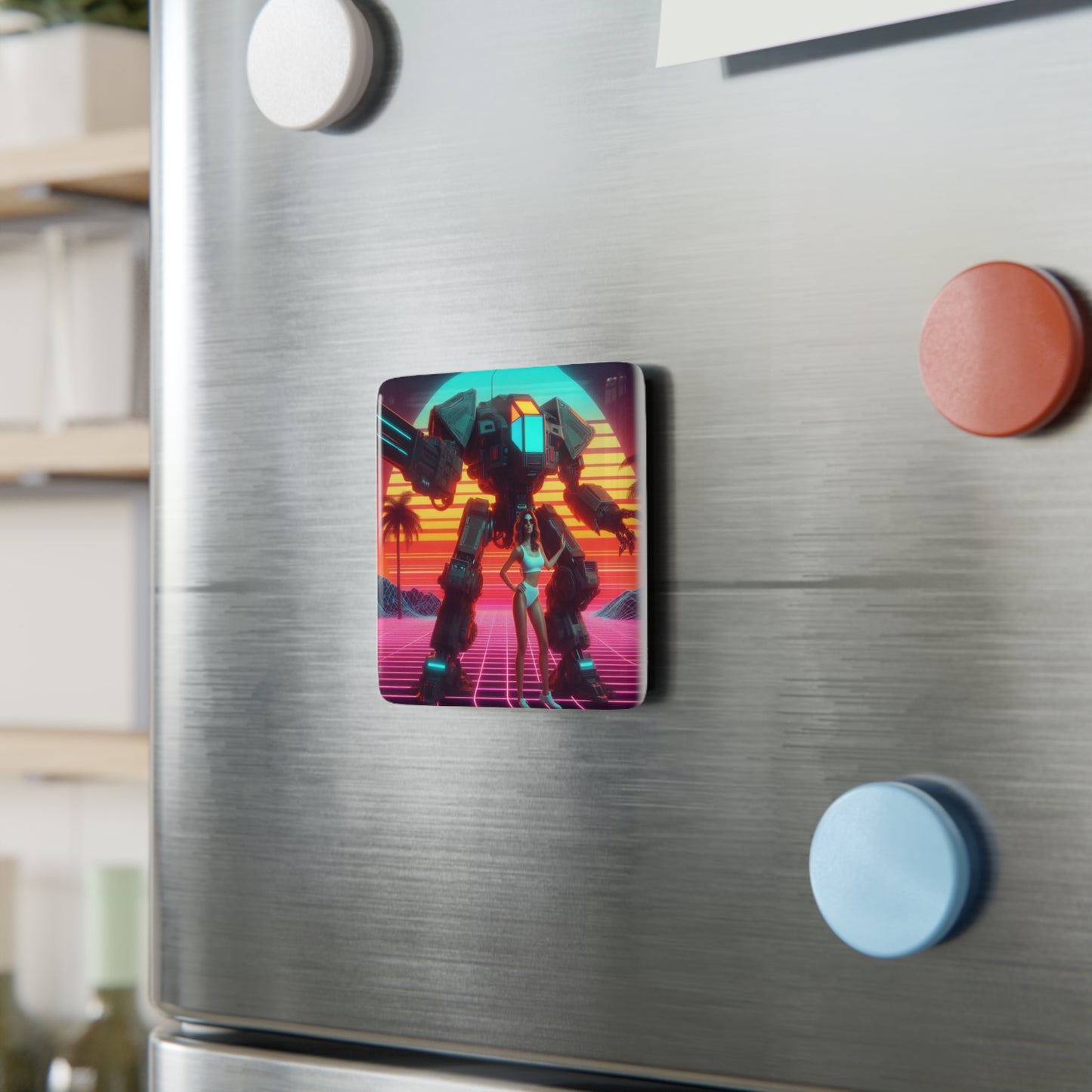 Porcelain Magnet, Square