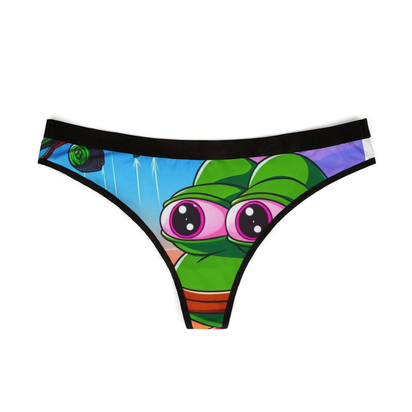 Playful Pepe Women's Thongs - Colorful & Fun Lingerie