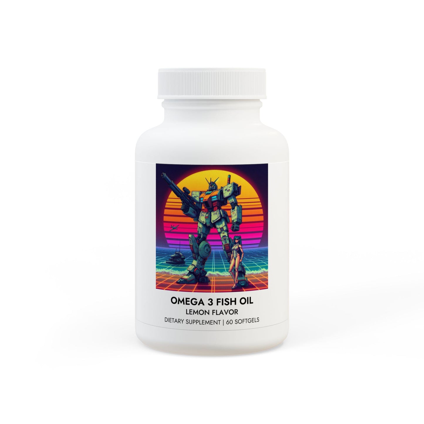 Omega 3 Fish Oil Supplement (60 Softgels)