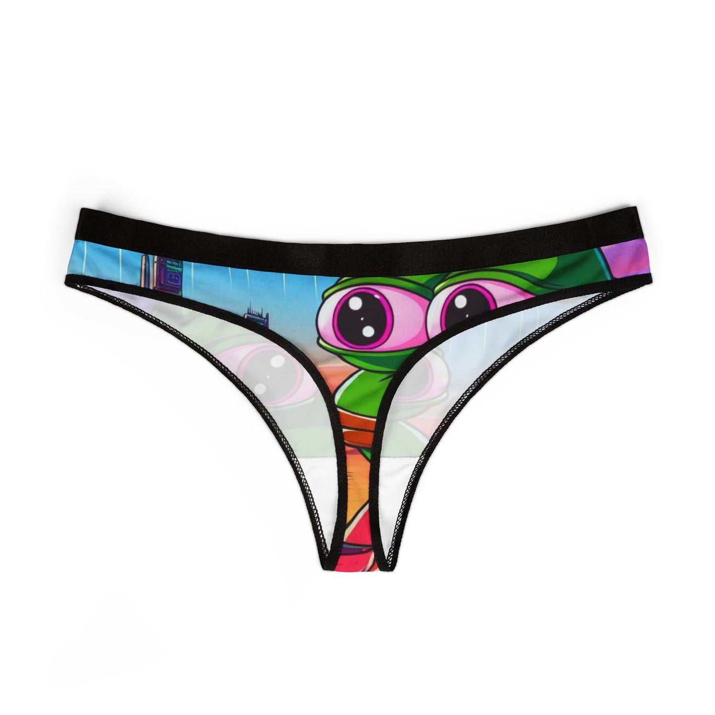 Playful Pepe Women's Thongs - Colorful & Fun Lingerie