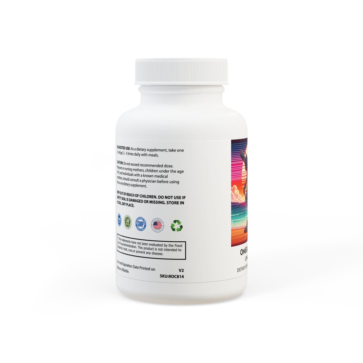 Omega 3 Fish Oil Supplement (60 Softgels)