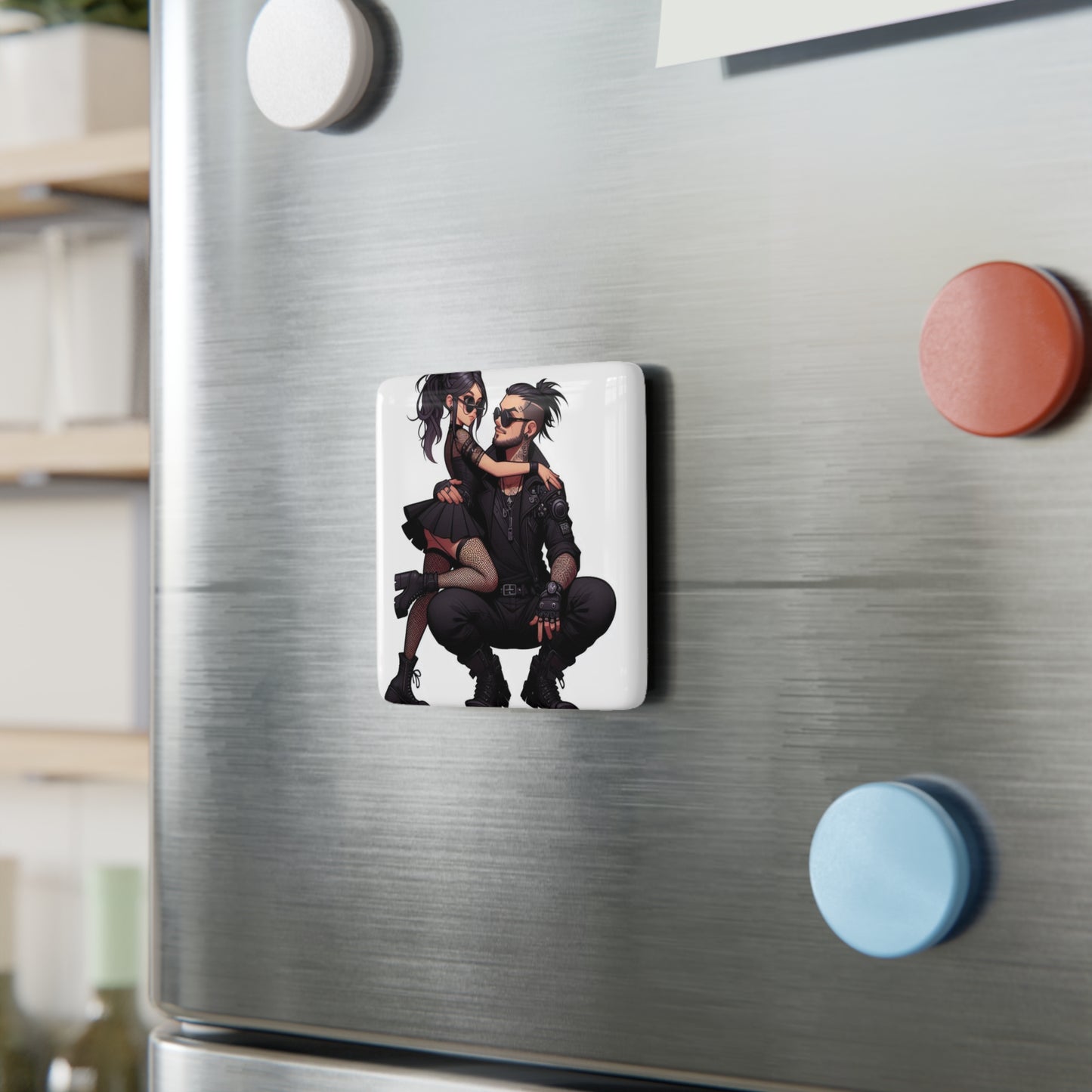 Porcelain Magnet, Square