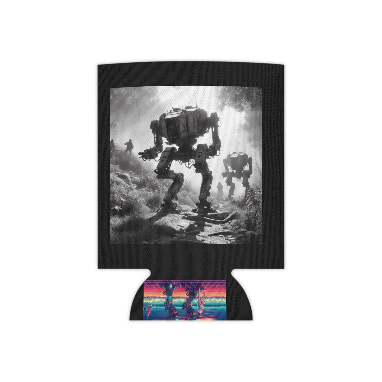 Retro Robot Can Cooler - Perfect for Sci-Fi Fans & Outdoor Gatherings