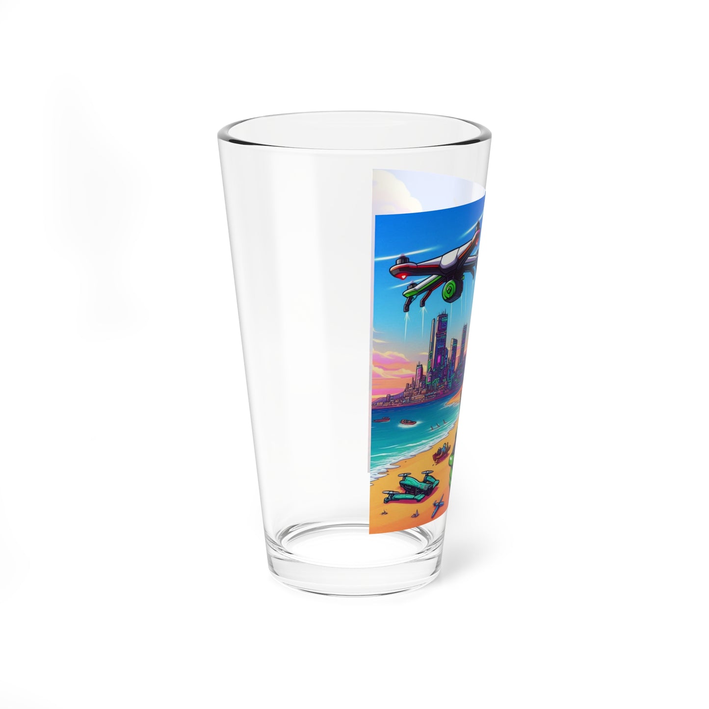 Funny Gaming Mixing Glass - 16oz - Perfect Gift for Gamers