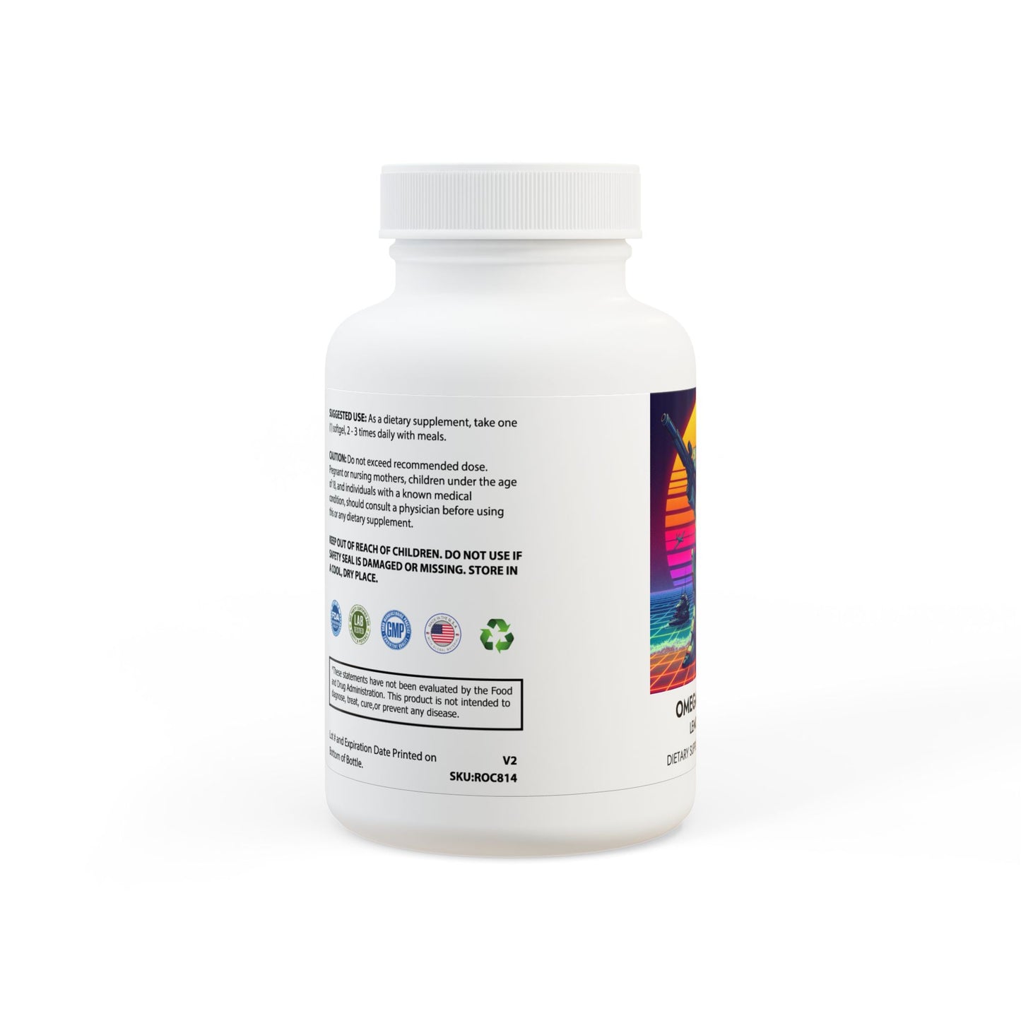 Omega 3 Fish Oil Supplement (60 Softgels)