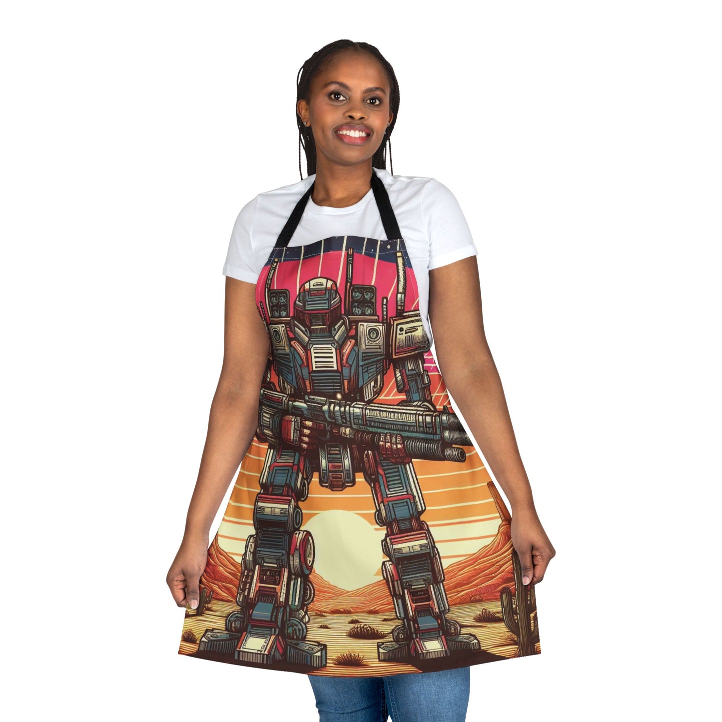 Apron, 5-Color Straps (AOP)