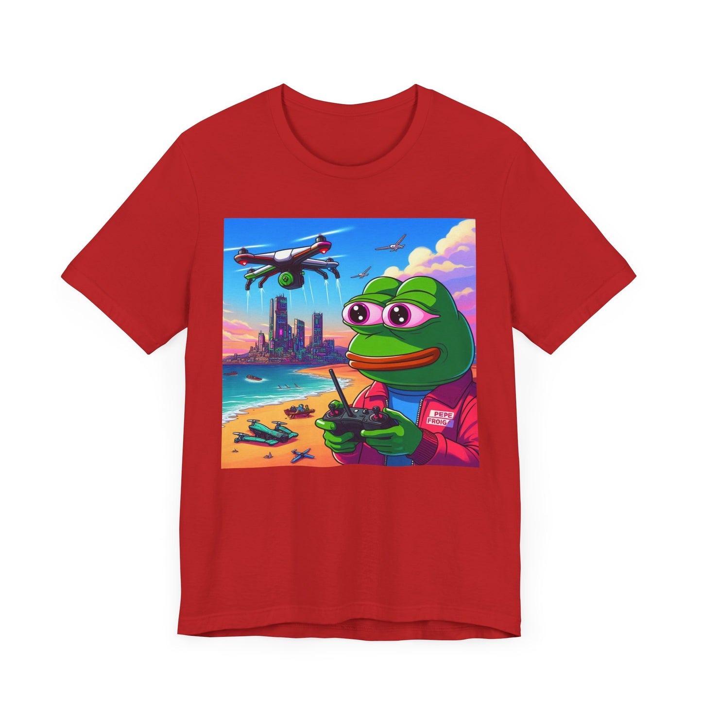 Chill Vibes Tee - Retro Drone Adventure Graphic