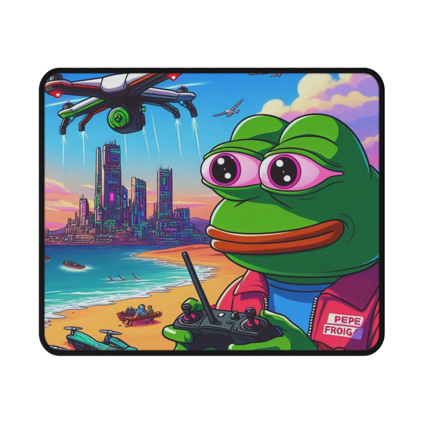 Pepe Gaming Mouse Pad - Non-Slip Surface for Gamers