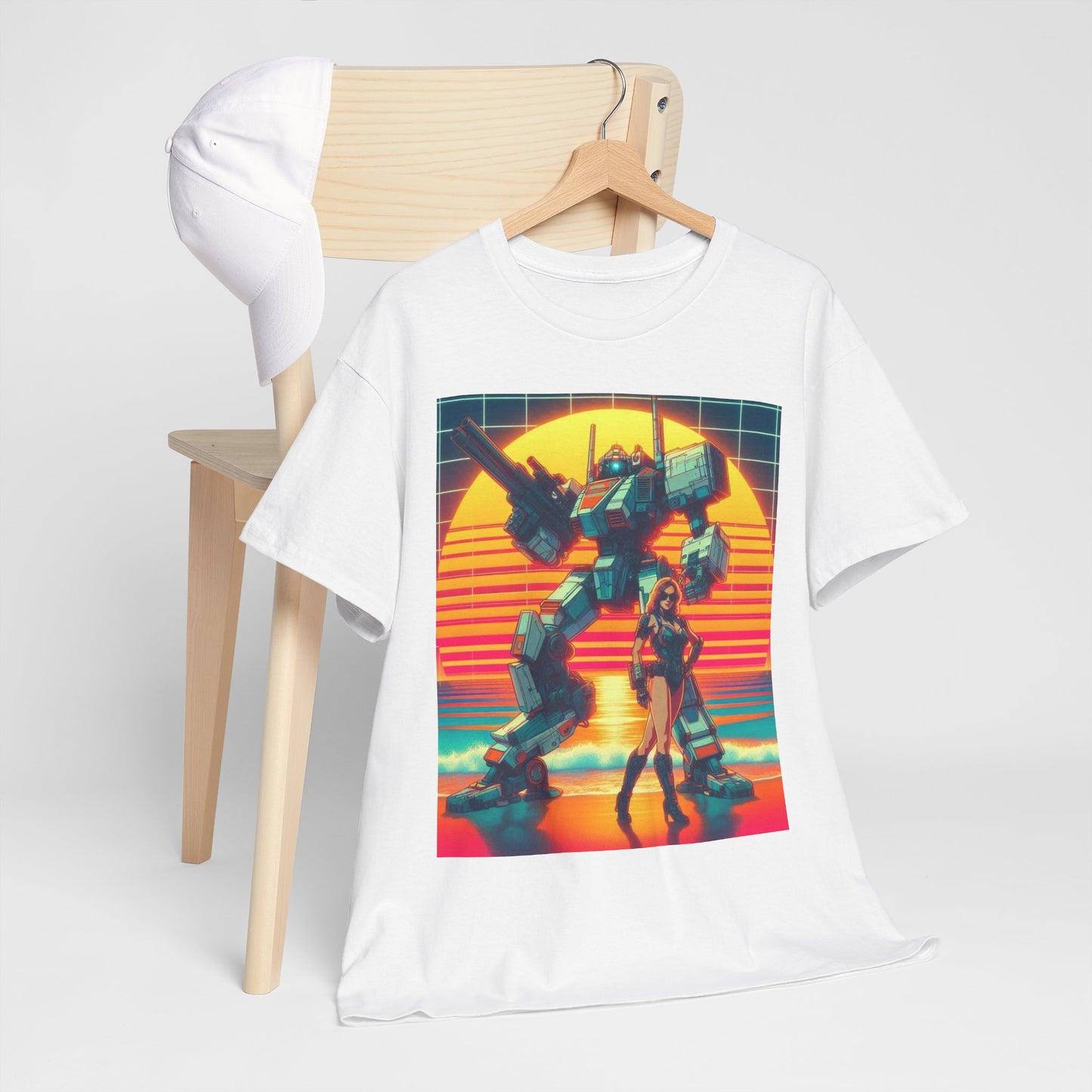 Retro Sci-Fi Unisex Heavy Cotton Tee with Bold Graphic Design, Perfect for Fans, Casual Outfits, Gifts for Birthdays, Convention [...]