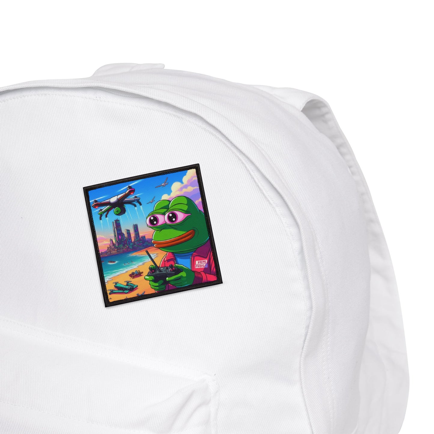Cool Gamer Iron-On Patches for Jackets - Trendy Pepe the Frog Design