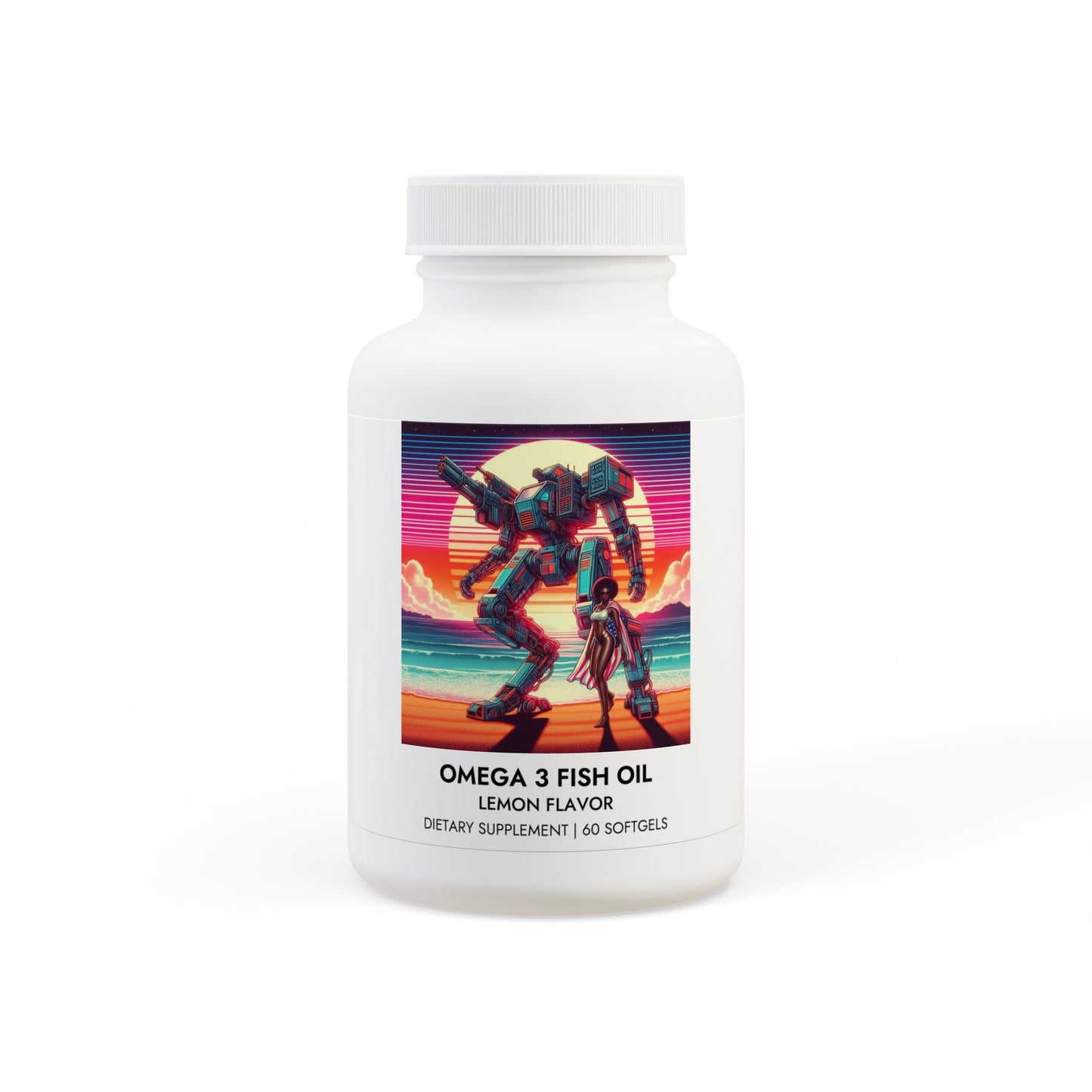 Omega 3 Fish Oil Supplement (60 Softgels)