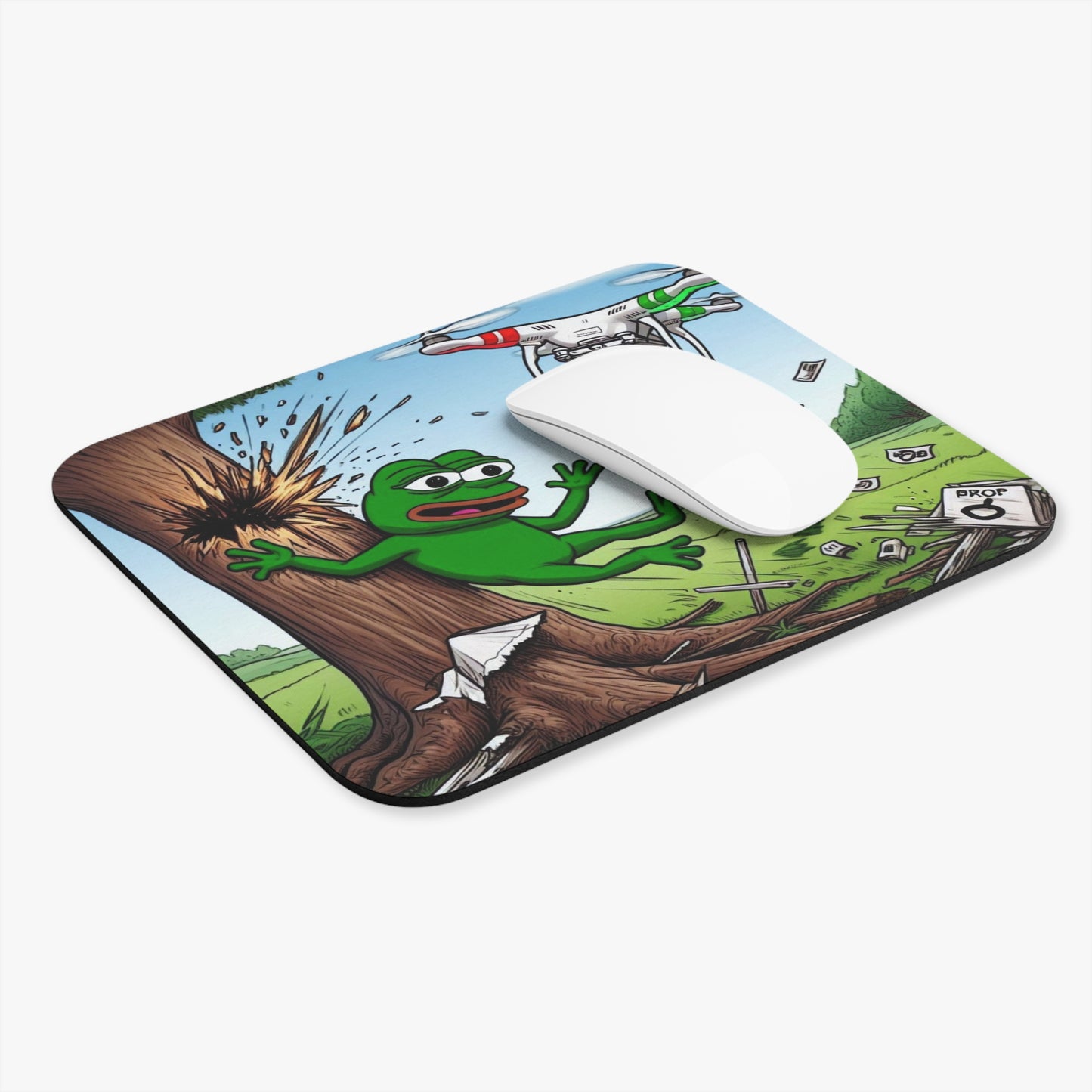 Whimsical Frog Mouse Pad - Fun Desk Accessory for Gamers & Creators