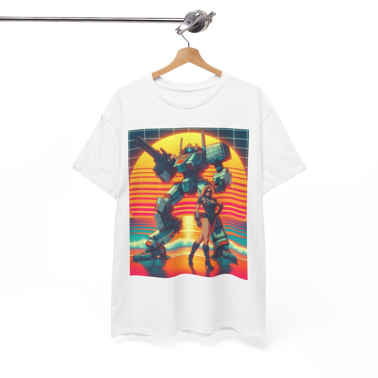 Retro Sci-Fi Unisex Heavy Cotton Tee with Bold Graphic Design, Perfect for Fans, Casual Outfits, Gifts for Birthdays, Convention [...]